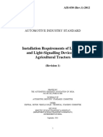 AIS-030 (Rev 1) 2012 Installation Requirements of Lighting and Light-Signalling Devices For Agricultural Tractors