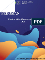 Buku Pedoman Creative Video Management Contest 2021