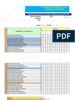 Registros de Asistencia Cuarto Grado