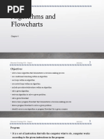 Algorithms and Flowcharts