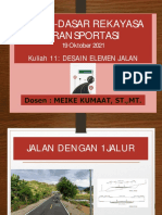 Kuliah 11 - Desain Elemen jalan