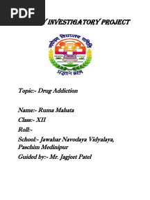 Biology Investigatory Project