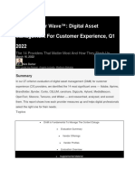 The Forrester Wave™-Digital Asset Management For Customer Experience, Q1 2022