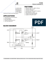 Description Features: PT2259 Volume Controller IC