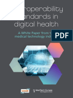 2021-10 COCIR - MTE Interoperability Standards in Digital Health