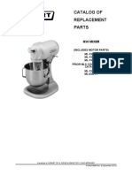 Catalog of Replacement Parts: N50 Mixer