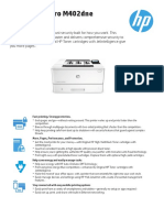 HP Laserjet Pro M402Dne: Fast Printing. Strong Protection