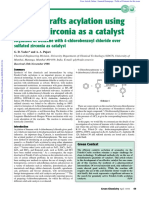 Friedel-Crafts Acylation Using Sulfated Zirconia As A Catalyst