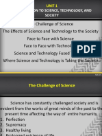 Chapter 1 - Introduction To Science, Technology and Society