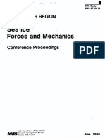 Sea Ice Forces and Mechanics