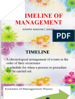 A Timeline of Management