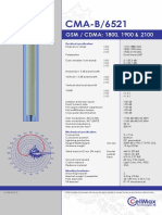 CMA-B-6521 (Or Cellmax XP 1710-2170 MHZ 65deg 21.5 Dbi)