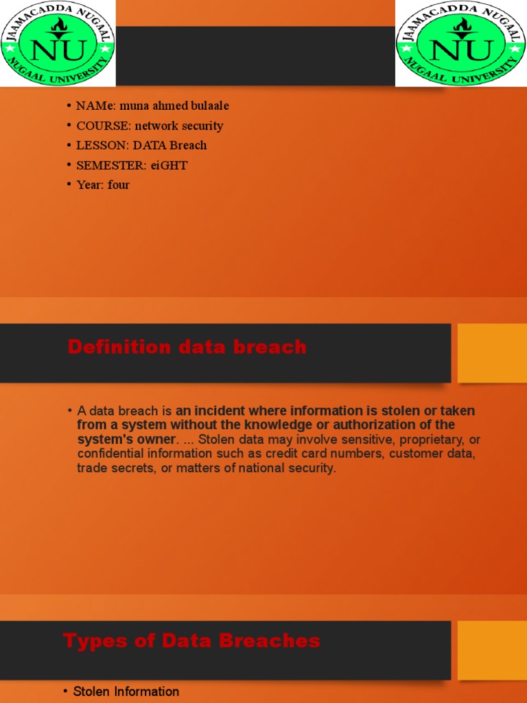 Definition Data Breach | PDF