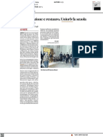 Conservazione e restauro, Uniurb fa scuola - Il Corriere Adriatico del 29 marzo 2022