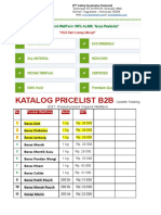 Katalog Pricelist Online Store b2b