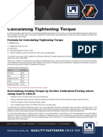 Technical: Calculating Tightening Torque