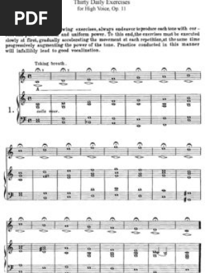 concone 30 daily exercises
