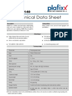 Technical Data Sheet: Plafixx 140