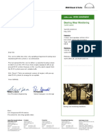 Bearing Wear Monitoring: Service Letter SL2013-569/HWC