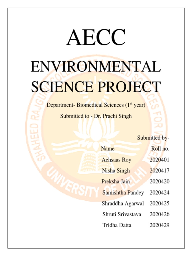 EVS Project PDF Waste Management Pollution