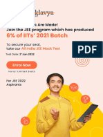 Join India's Top JEE Program for 6% IIT Selection Rate