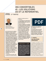 Obligations Convertibles en Actions: Les Solutions Francaises Et Le Référentiel Ifrs