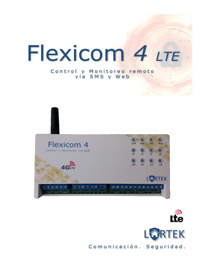 Flexicom 4: Comunicador de Alarma | PDF | Aplicación movil | paquete ...