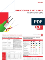 Thermocouple & PRT Cable: Selection Guide