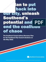 Southend Conservative Group 2022 Local Elections Manifesto