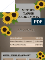 Metode Tafsir Muqaran (Iat B-Kel.3)