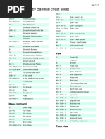 Cakewalk by Bandlab Cheat Sheet: Basic