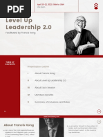 Level Up Leadership Course Outline (2022)