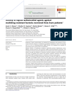 Activity of Topical Antimicrobial Agents Against Multidrug-Resistant Bacteria Recovered From Burn Patients