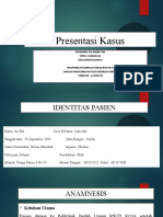 Presentasi Kasus: Pembimbing: Dr. Harris SP - Bs Nurul Solehah (112) THYA FITRIANI (112019017)