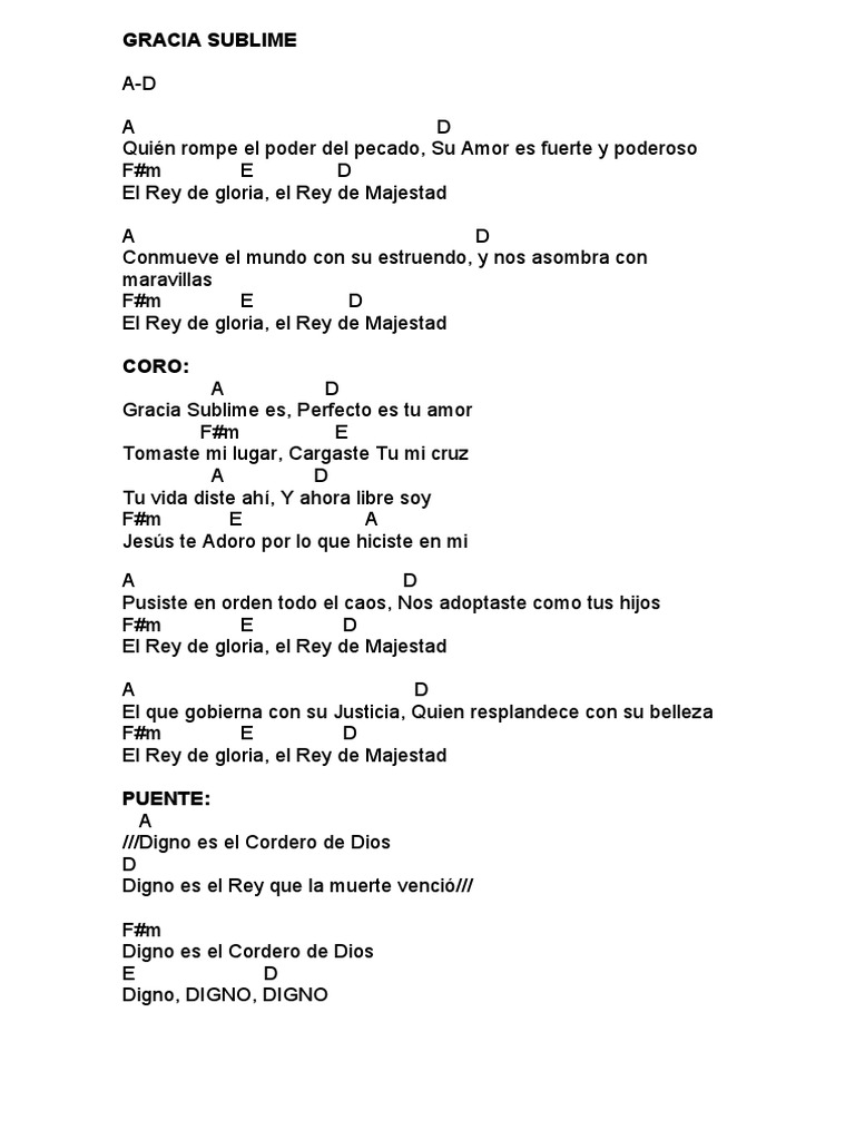 Gracia Sublime | PDF