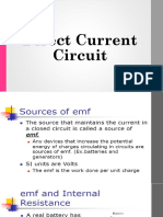 Week 007 Direct Current Circuit