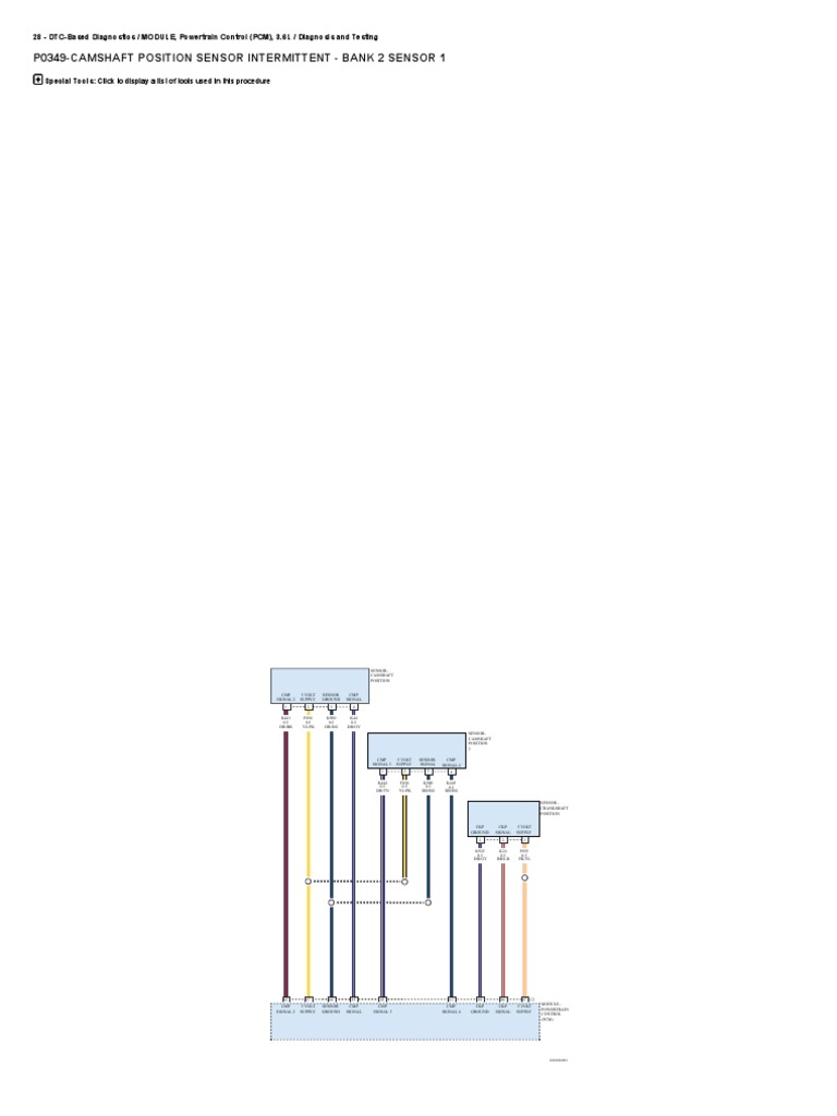 P0349Camshaft Position Sensor Intermittent Bank 2 Sensor 1 PDF