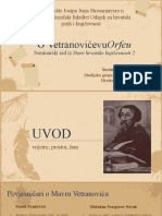 Orfeo, Mavro Vetranović