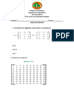 examen de matematicas de 5to secundaria