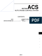 Auto Cruise Control System: Section