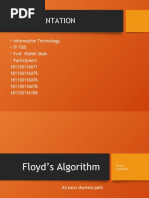 Floyd's Algorithm ADA