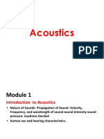 Acoustics - Module 1