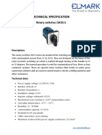 Technical Specification: Rotary Switches LW26-S