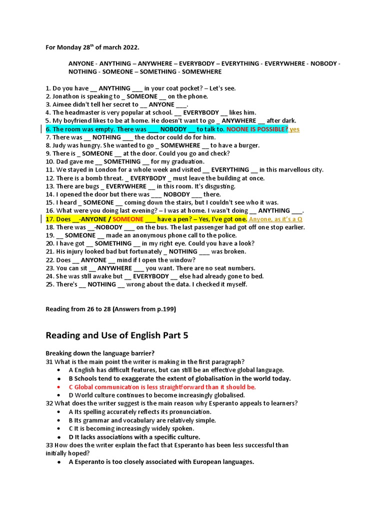 Estelle - Writing 28032022 | PDF | English Language | Expert