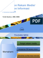 Manajemen Rekam Medis/ Manajemen Informasi Kesehatan: Totok Sundoro, SKM, MMR