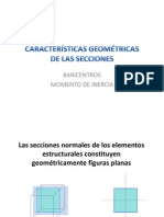 CARACTERGEOM Rgeometricas de Las Secciones