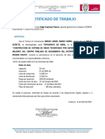 Certificado Cemasa