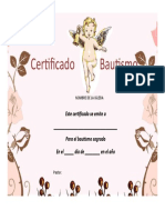 Certificado de Bautismo 3