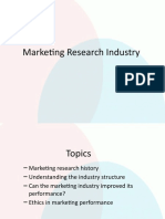 Marketing Research Industry