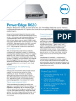 Dell PowerEdge R620 Spec Sheet